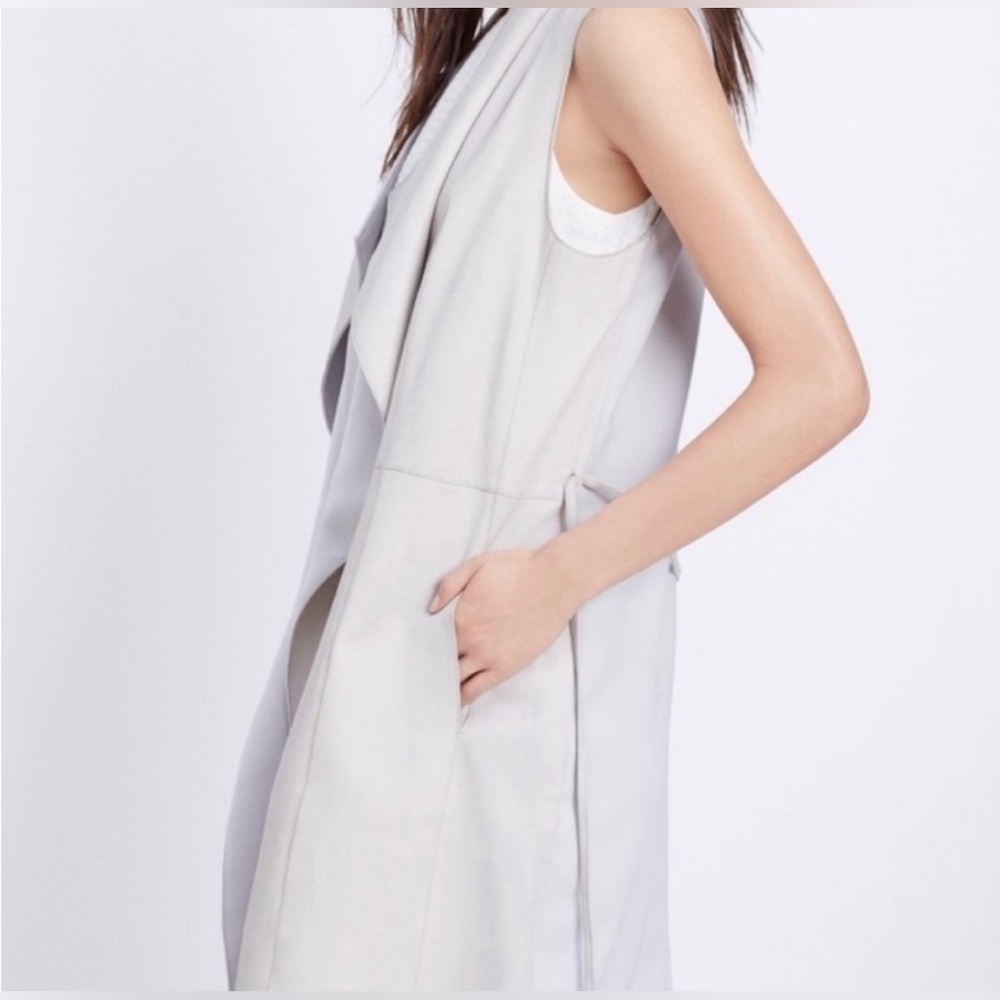 Vince Light Gray Sleeveless Vest